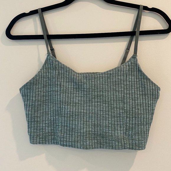 Ribbed bralette with shelf bra - Picture 1 of 4